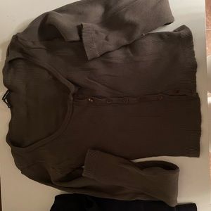 long sleeve brandy top